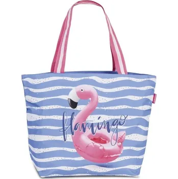 Plážová taška Plážová taška 50427 modrá Plameňák, fabrizio