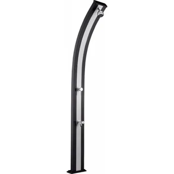 Zahradní sprcha Sprcha Spring s oplachem nohou antracit / stříbrná