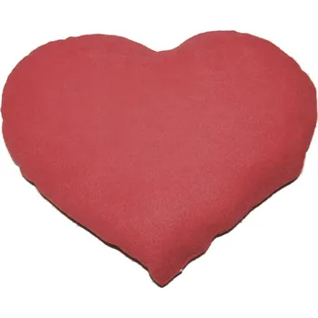Žertovný předmět Velký plyšový polštář 50x40 - červené srdce