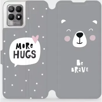 Pouzdro na mobilní telefon Knížkové flip pouzdro Mobiwear - Realme 8i - MH06P BE BRAVE - VÝPRODEJ (Parádní flip obal, kryt, pouzdro Mobiwear na mobilní telefon Realme 8i s motivem MH06P)