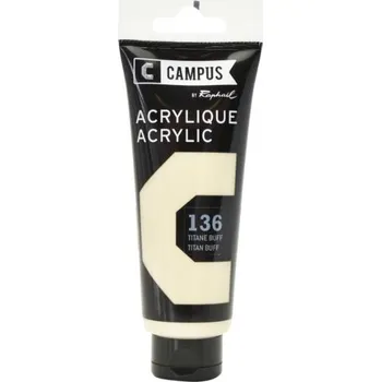 Speciální výtvarná barva Akrylová barva Raphael 136 - Titan buff - Smetanová 100 ml