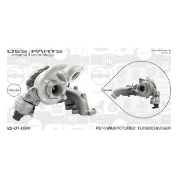 Turbodmychadlo Dmychadlo, plnění, , 03L253016, 03L253016T, 03L253016TV, 03L253016TX, OES, ES-07-0341