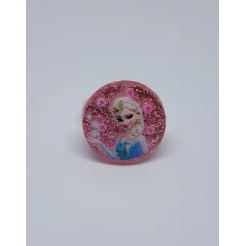 Prsten Prstýnek - LEDOVÉ KRÁLOVSTVÍ - ELSA - světle růžový 1 (Značka: ZHEJIANG)