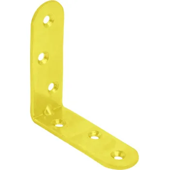 Tesařské kování MARK KYRC Úhelník stoličkový s prolisem 60x60x20x2 mm