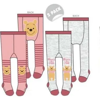 dovoz EU Dívčí punčocháče medvídek Pú dvojbalení