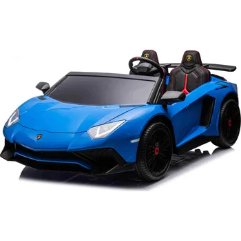 Dětské elektrovozidlo Dětské elektrické autíčko Lamborghini Aventador SV 400W modré