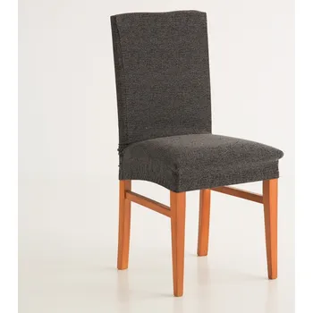 Napínací potah Blancheporte Žakárový povlak na židli s melírem šedá