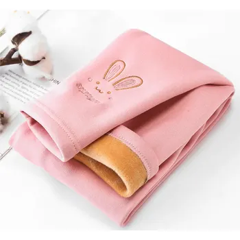 Dámské oblečení Zateplené termo legíny - RŮŽOVÉ - KRÁLÍČEK (2-3 roky) (Značka: SIJIA YOU)