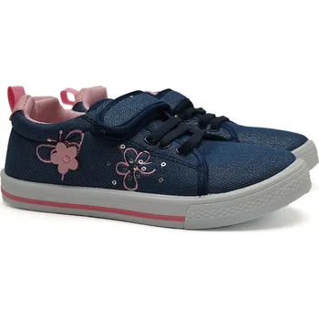 Chlapecké tenisky Dívčí tenisky American Club TEN117/24 modrorůžové Velikost: 32