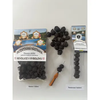 Boilies Patented Baits plovoucí Ježek Vařená maková semena Velikost: balení 125 ml