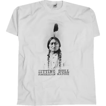 Pánské tričko Sitting Bull Indian tričko