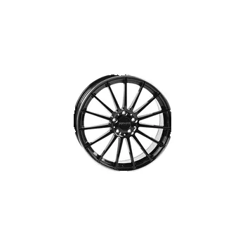 Disk MONACO MC1 VW 8,5x20 5x112 ET35.00 černá lesklá + leštěný límec