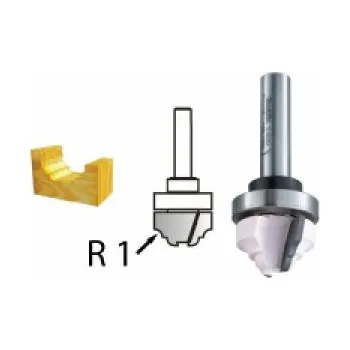 Příslušenství k frézce Fe Produkt Makita D-48262 Profilová fréza s ložiskem stopka 8 mm,22x13x54 mm STOP