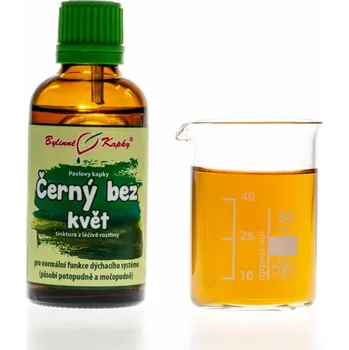 Přírodní produkt Bylinné kapky s.r.o. Černý bez květ tinktura 50 ml