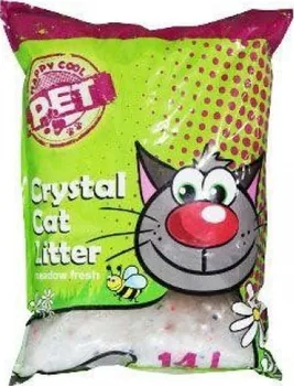 Podestýlka pro kočku Happy Cool Pet Crystal Cat Litter s vůní