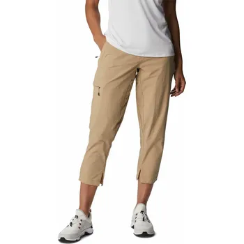 Pánské kalhoty Columbia Muir Pass II Cropp outdoorové kalhoty - 0 - hnědá - 38