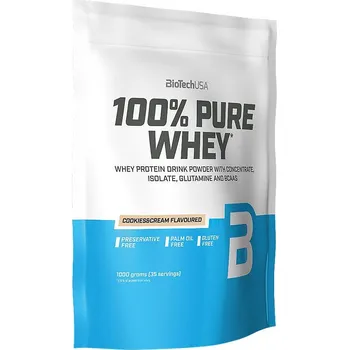 Protein BioTechUSA 100% čistá syrovátka (1000 g, Čokoládové sušenky a krém)