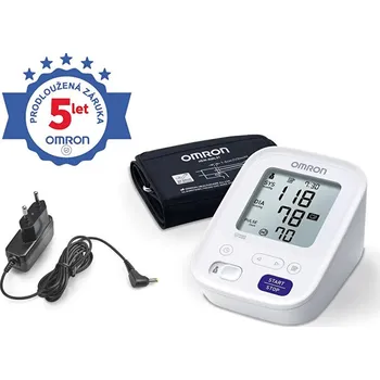 Tlakoměr Omron Tonometr M3 + adaptér + 2 měsíce na vrácení zboží