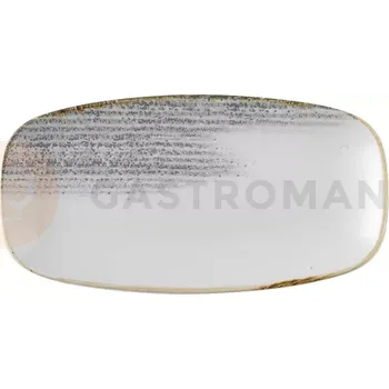 Talíř Obdélníkový talíř 298x153 mm | CHURCHILL, Homespun Accents Jasper Grey