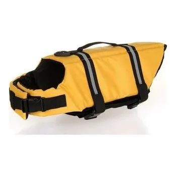 Obleček pro psa Plovací reflexní vesta pro psa Žlutá 2XL