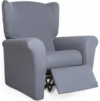 Napínací potah Blancheporte Jednobarevný bi-pružný potah na křeslo šedá křeslo