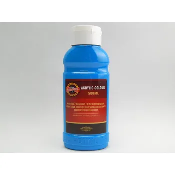 Výtvarná barva KOH-I-NOOR Akrylová barva 1627/0450 modrozelená 500ml
