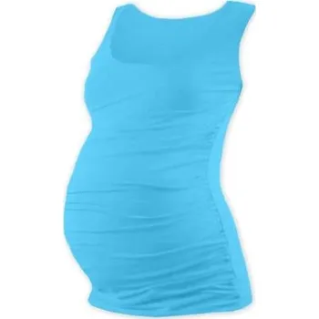 Těhotenská móda Těhotenské tílko Johanka, tyrkysové L/XL