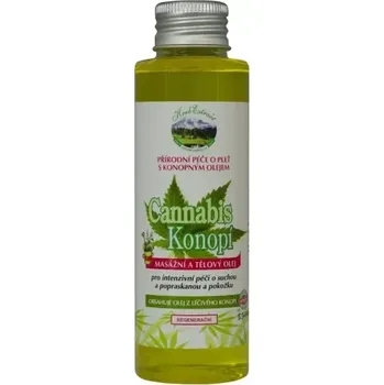 Herb Extract Masážní tělový olej Konopí 100 ml
