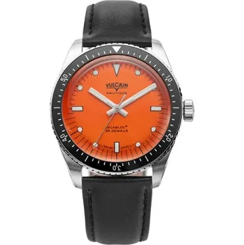 Hodinky Vulcain Skindiver Nautique Orange - Black Plain + 5 let záruka a dárek ZDARMA