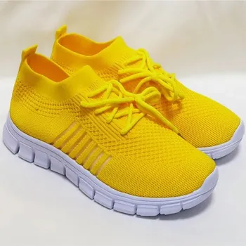 Dámské tenisky Dámské lehké letní tenisky mix barev Barva: Žlutá, Velikost EUR: 37