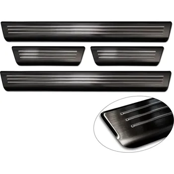 Lišta karosérie Ochranné kryty prahů, VW ID.3, 2019- , Black (AV222272)