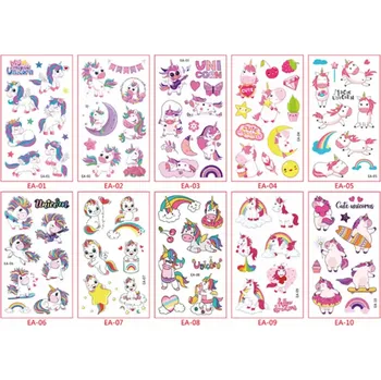 Odstranitelné tetování Dětské dočasné tetování - PONÍCI 6 (Značka: SPADABRAVO)