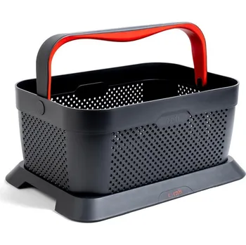 Nákupní taška LUXUSNÍ NÁKUPNÍ KOŠÍK RATI BASKET červený