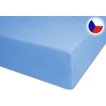 Prostěradlo froté modré 180x200