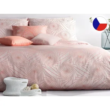 Povlečení Damaškové povlečení EXCELLENT 2x 70x90, 200x200 SOPHIA Moderna světlá lososová