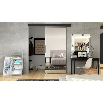 Obývací stěna Posuvné Dveře Marti II Černý Mat