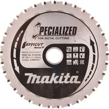Pilový kotouč Makita B-69325 TCT pilový kotouč Efficut, kov 150x20mm 33T =old B-69288 free_store_pickup