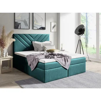 Postel Postel 70 GARD 140x200 cm s úložným prostorem Zelená