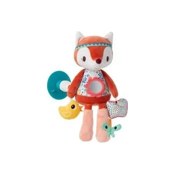 plyšák Lilliputiens Cestovní plyšová hračka s aktivitami - liška Alice