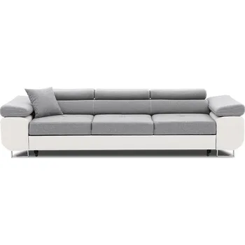 Pohovka Velká pohovka RIGATTO I Světle šedá/bílá