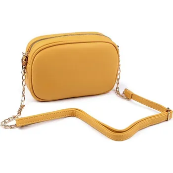 Kabelka Dámská / dívčí kabelka crossbody 13,5x20 cm - 1 hořčicová