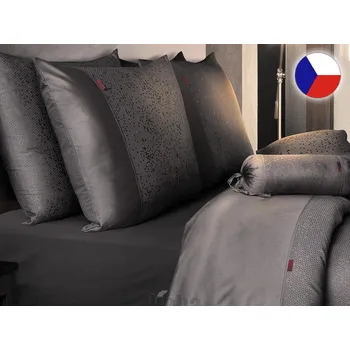 Povlečení Damaškové povlečení EXCELLENT 2x 70x90, 200x200 SOPHIA Simple čokoládová