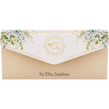 Obálka na peníze s přáním CDL 07, Ke křtu Svatému