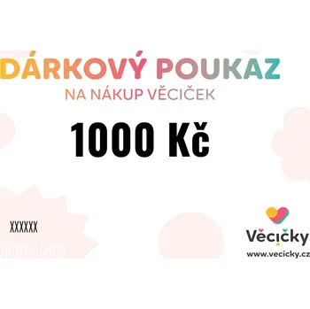 Dárkový potravinový koš dárkový poukaz - 1000kč barevný