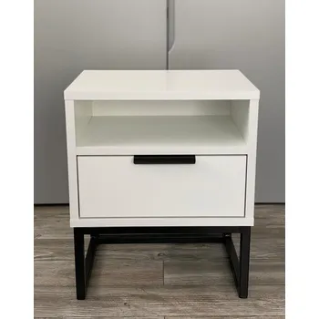Noční stolek Noční stolek LUCI 1 - bílá matná