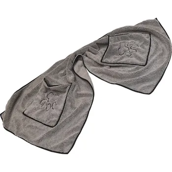 Nobby ručník s návleky na ruce šedý 100x50cm