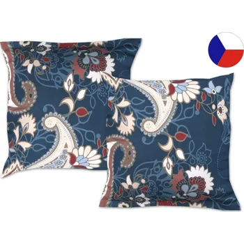 Dekorativní polštářek Bavlněný dekorační polštářek 40x40 EXCLUSIVE Olympia petrolejová dekor