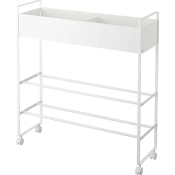 Pojízdný stojan na dětské boty s úložným košem Tower 5278, bílý