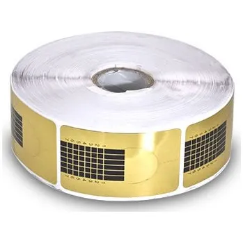 Šablony papírové na nehty rovné obdelník 500ks