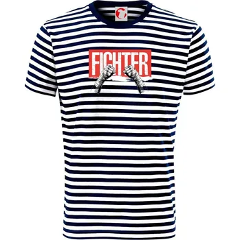 Pánské oblečení Fighter pěsti - Triko na vodu - S ( Prouhovaná )